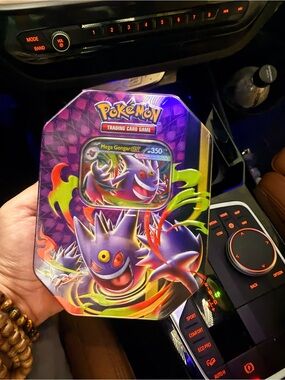 Pokemon Purple Green Red Mega Gengar Tin